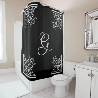 Bold Black and White Vintage Personalized 