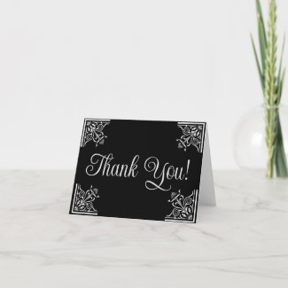 Bold Black and White Vintage Personalized 