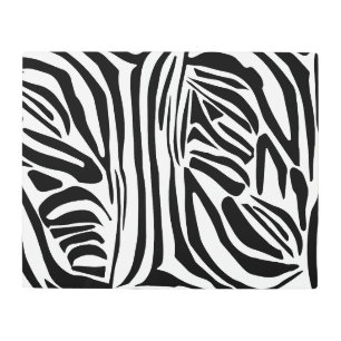 Bold Black and White Zebra Print Pattern