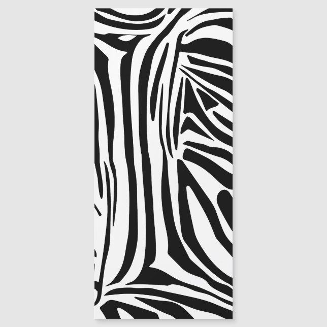 Bold Black and White Zebra Print Pattern (Front)