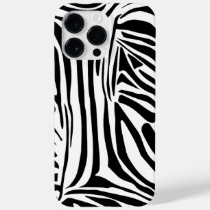 Bold Black and White Zebra Print Pattern Case-Mate iPhone 14 Pro Max Case
