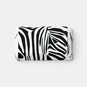 Bold Black and White Zebra Print Pattern Hershey's Miniatures