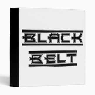 Bold Black Belt Martial Arts 3 Ring Binder