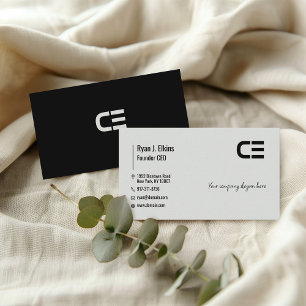 Bold Black Consultant, Founder & CEO Business Card