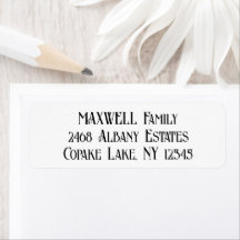 Bold Black Elegant Typography Family Name