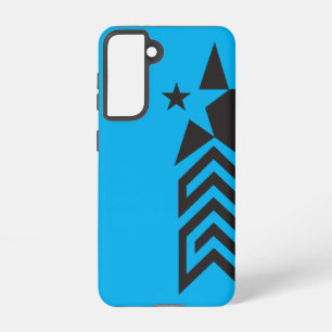 Bold Black Geometric Star Samsung Galaxy S21 Case