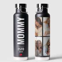 Bold Black Photo Mommy Collage Wrap