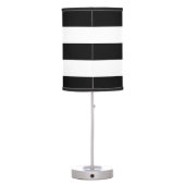 Bold Black Stripe Table Lamp (Back)