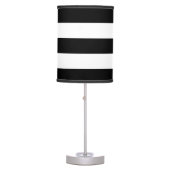 Bold Black Stripe Table Lamp (Front)