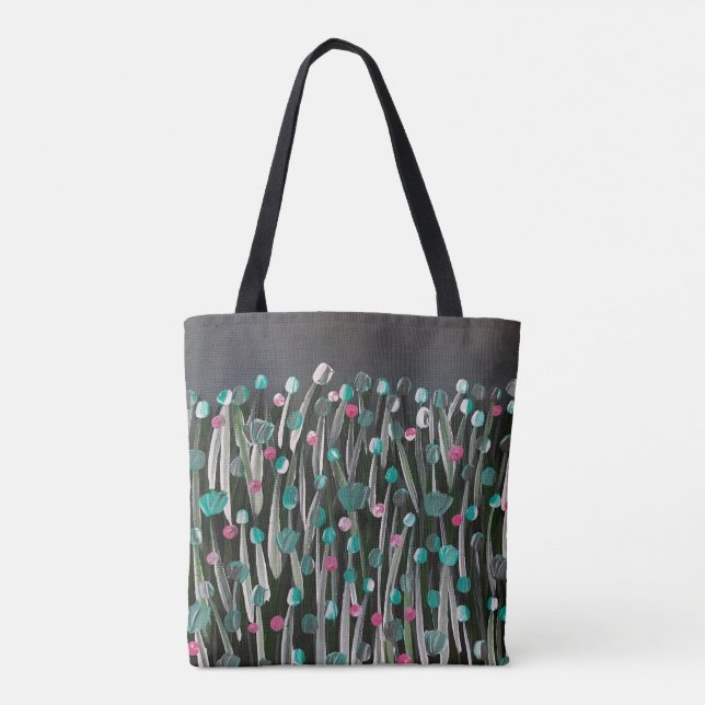 Bold Blooms Tote Bag (Back)