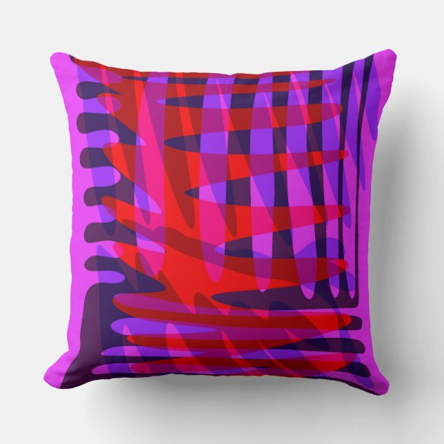 BolD BloSsoM Throw Pillow (Front)
