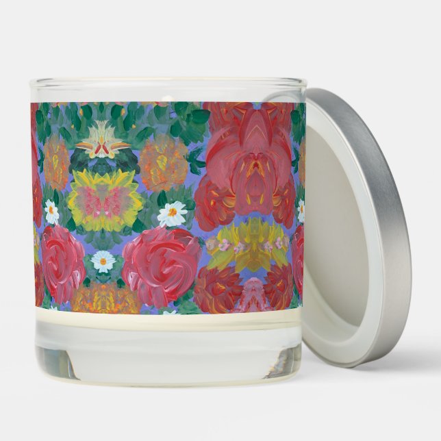 Bold Blossom, Vanilla Scented Candle (Lid)