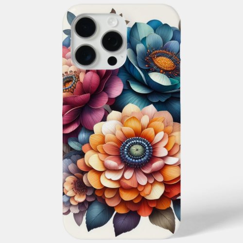 Bold Blossoms iPhone 15 Pro Max Case