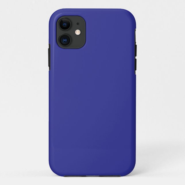 Bold, blue, and built to protect—this sleek phone  Case-Mate iPhone case (Back)
