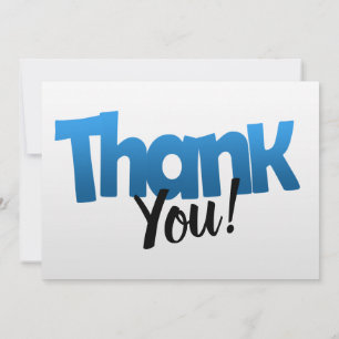 Bold Blue Logo with Clipart Flower – Thank You Save The Date