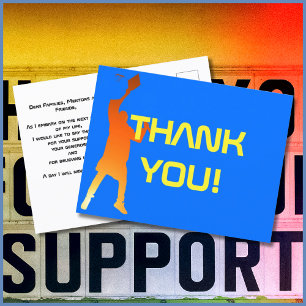 Bold Blue Modern Tech Graduation Postcard