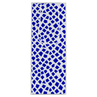 Bold Blue Mosaic Wine Gift Bag – Make Your Gift St