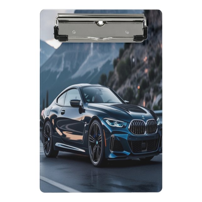 Bold BMW Dream Car Design – Sleek Luxury for Auto  Mini Clipboard (Front)