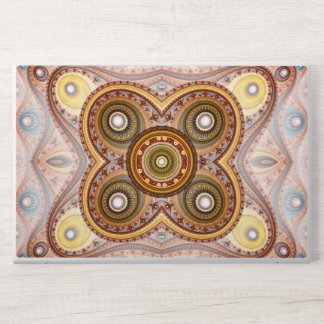 Bold Bohemian Yellow Geometric Pattern HP Laptop Skin
