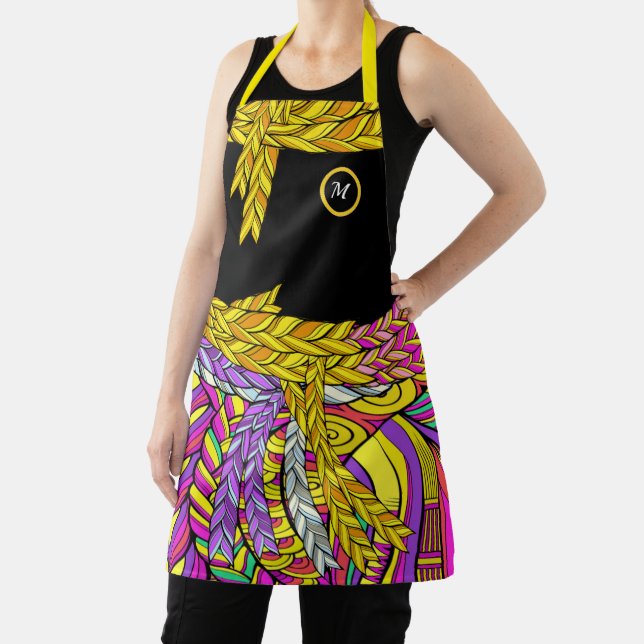 BOLD BOHO BRAID Design  Apron (Insitu)