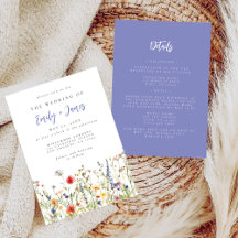 Bold Boho Wildflower All in One Wedding