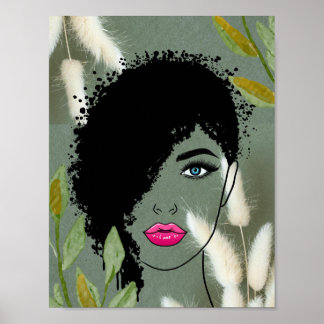 Bold Botanical Beauty Poster