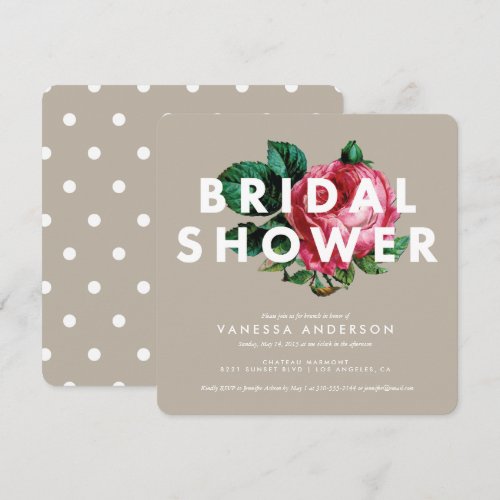 Bold Botanical | Bridal Shower Invitation