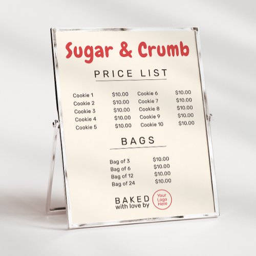 Bold Brand-Ready Bakery Menu Flyer