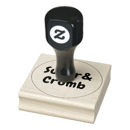 Bold Brand-Ready Bakery with logo Rubber Stamp