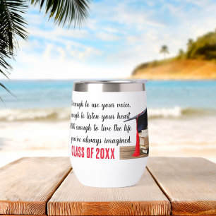 Bold, Brave and Strong Thermal Wine Tumbler