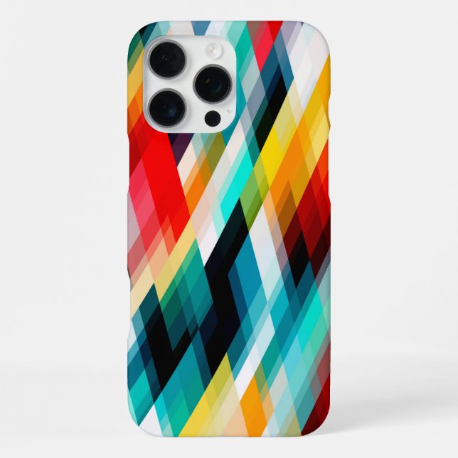 Bold Bright Colorful Iphone Case (Back)