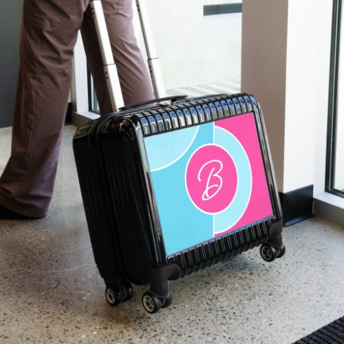 Bold Bright Fun Chic Abstract Circles Art Pattern Luggage