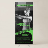 Bold Bright Green Personal Trainer Photo