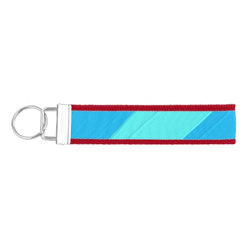 Bold Bright Vibrant Colorful Oil Painting  Wrist Keychain