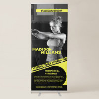 Bold Bright Yellow Personal Trainer Photo