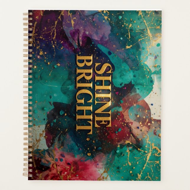 "Bold Brilliance" Spiral Notebook (Front)