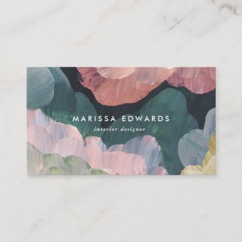 Bold Brushstrokes Business Card by spinsugar at Zazzle