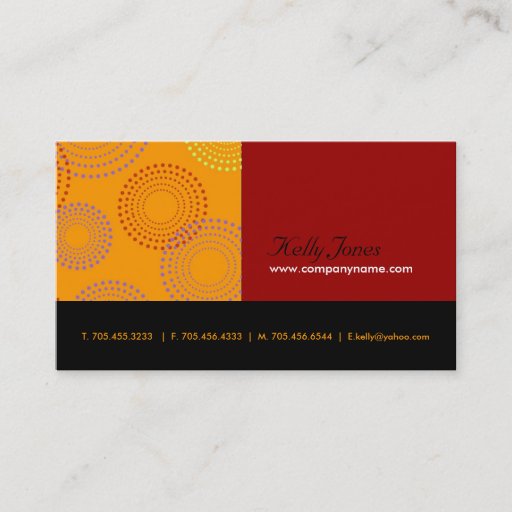 Customizable Bold Business Card
