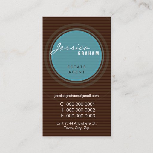 Customizable BOLD BUSINESS CARD :: radiate 4P