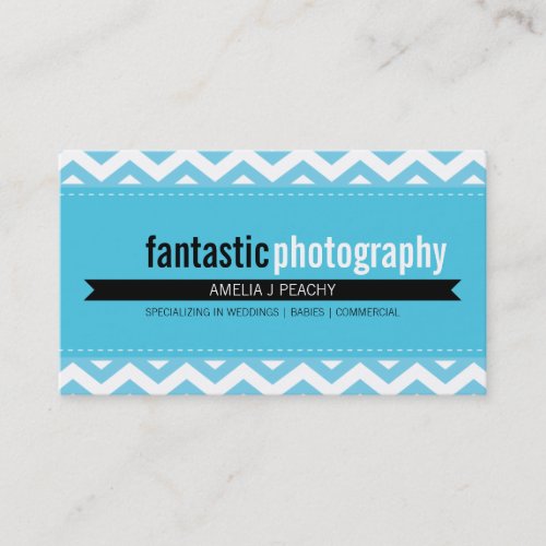 BOLD BUSINESS CARD :: simple modern chevron 5