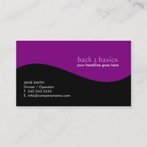 Customizable Bold Business Cards