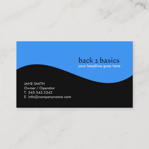 Customizable Bold Business Cards