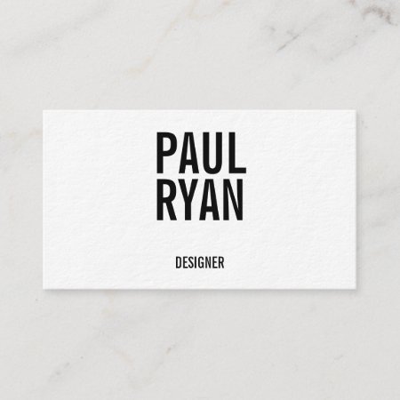Bold Business Cards