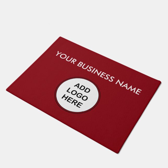 Bold Business Logo Welcome Mats (Angled)