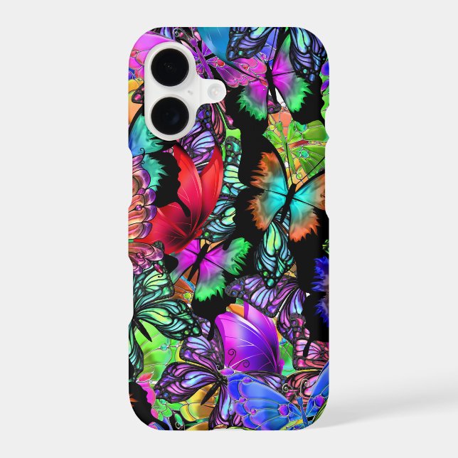 Bold Butterflies Galore Case-Mate iPhone Case (Back)