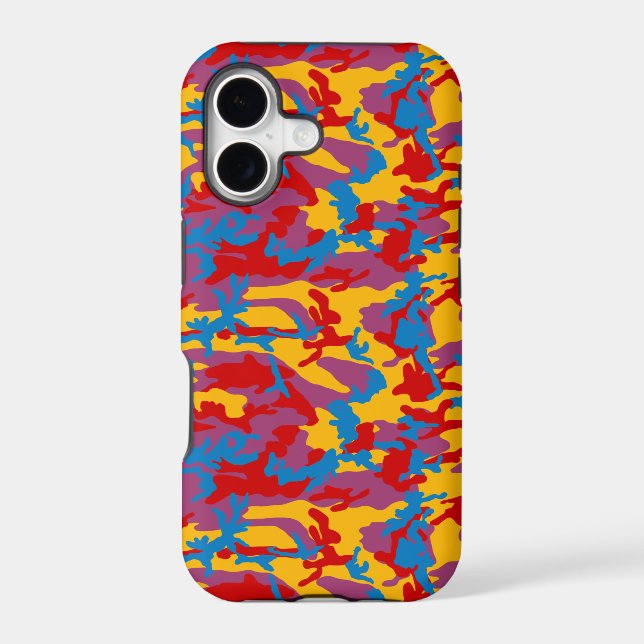 Bold Camo Pattern Iphone Case (Back)