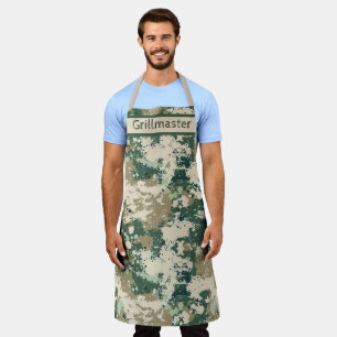 Bold Camo Print Kitchen & Grill Gear Apron