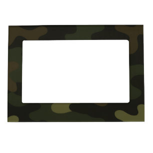 Bold Camouflage Pattern Outdoor Enthusiasts Hunter Magnetic Frame