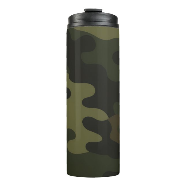 Bold Camouflage Pattern Outdoor Enthusiasts Hunter Thermal Tumbler (Front)