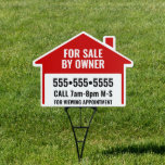 Bold Change Color House for Sale by Owner Sign